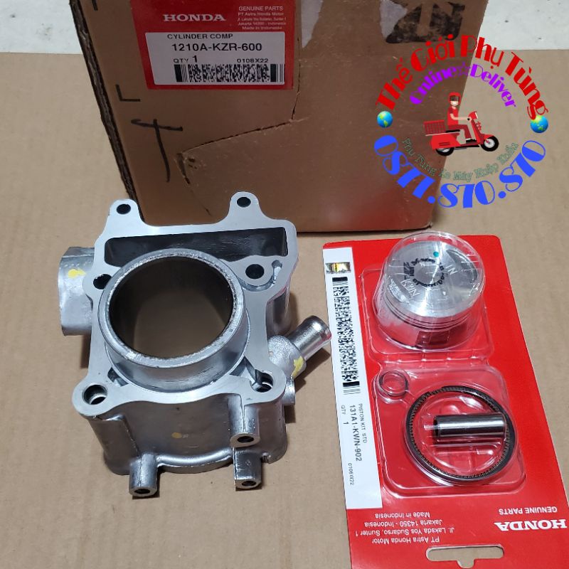 FULL NÒNG PISTON BẠC VARIO 125cc, AB 13-19 ZIN MỚI HÀNG NHẬP KHẨU