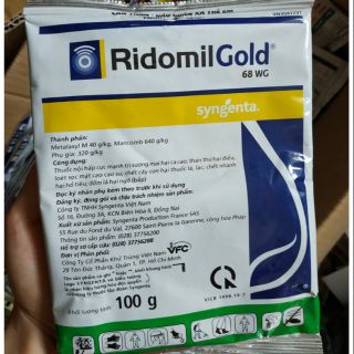 Thuốc trị nấm bệnh Ridomil gold