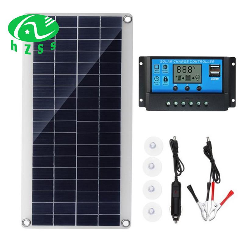 Tấm pin năng lượng mặt trời sạc thiết bị điện tử 300W 50A tiện dụng