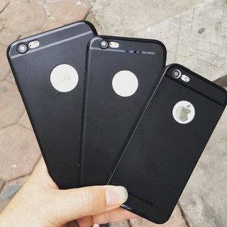 Ốp Lưng đen nhựa dẻo iphone 6 plus, 6S plus