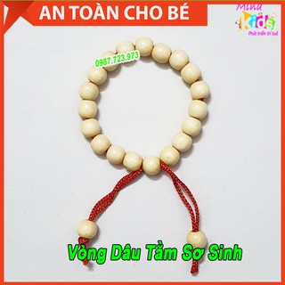 Vòng dâu tằm cho bé sơ sinh bé ngủ ngon