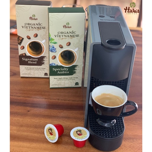 [Free Ship]Viên nén cà phê NESPRESSO-HIVA'S COFFEE-Hộp10v Organic Thơm Specialty Arabica, đắng nhẹ, chua thanh, ngọt dịu | BigBuy360 - bigbuy360.vn