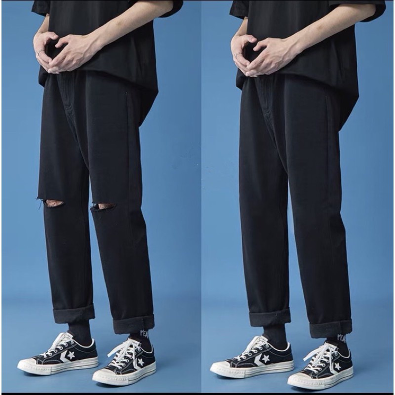 Quần jean Baggy Nam Nữ Hiyou, Quần bò Baggy nam nữ Hiyou Style Hàn Quốc trẻ trung hot hit, hàng chất lượng cao
