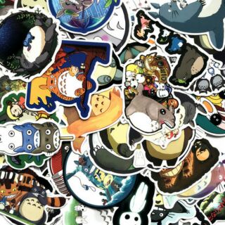 Set 25 cái sticker decal totoro