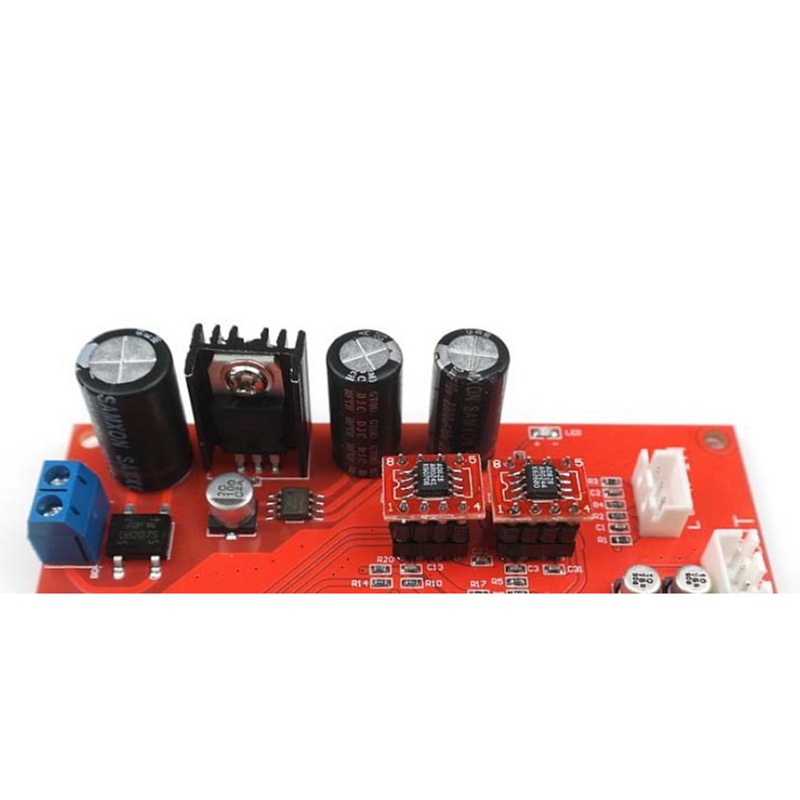 AD828 Stereo Preamp Amplifier Board Treble Middle Bass Volume Tone Control Pre-Amp Preamplifier Board Better Than NE5532