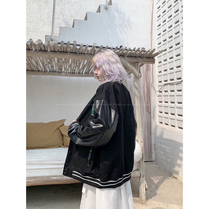 BOMBER THÊU G - TAY DA | BigBuy360 - bigbuy360.vn