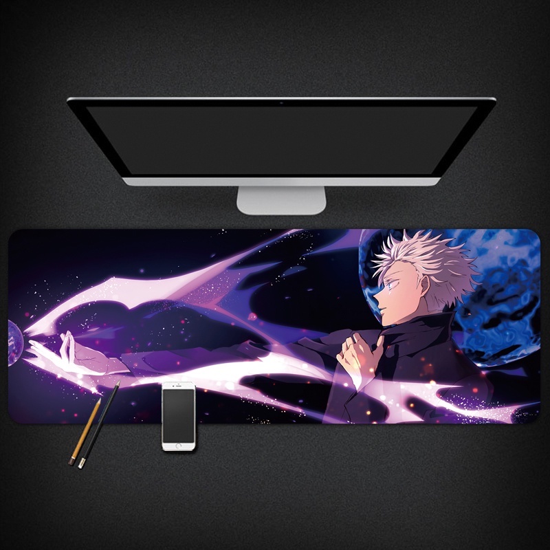 Lót chuột, pad chuột hoạ tiết Jujutsu Kaisen Anime cỡ lớn siêu bền, màu in sắc nét Big Cat Shop