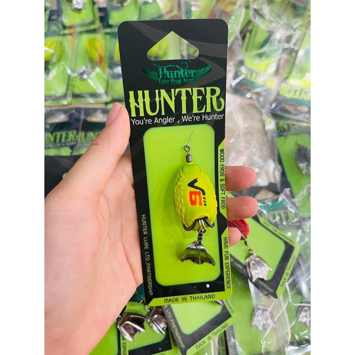 Mồi Giả Câu Cá Nhái Hơi Thái Lan Hunter V6 chuẩn thái lan