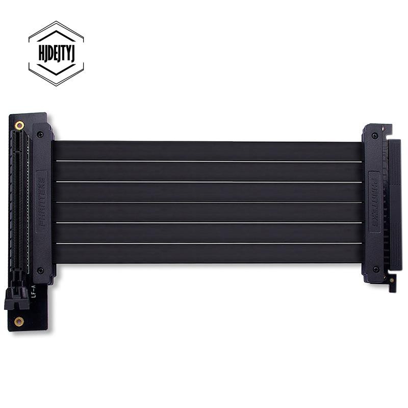 PHANTEKS FL22 220mm PC Image Card Gaming PCI-E X16 Extender Riser Cable Computer Connection and Connector