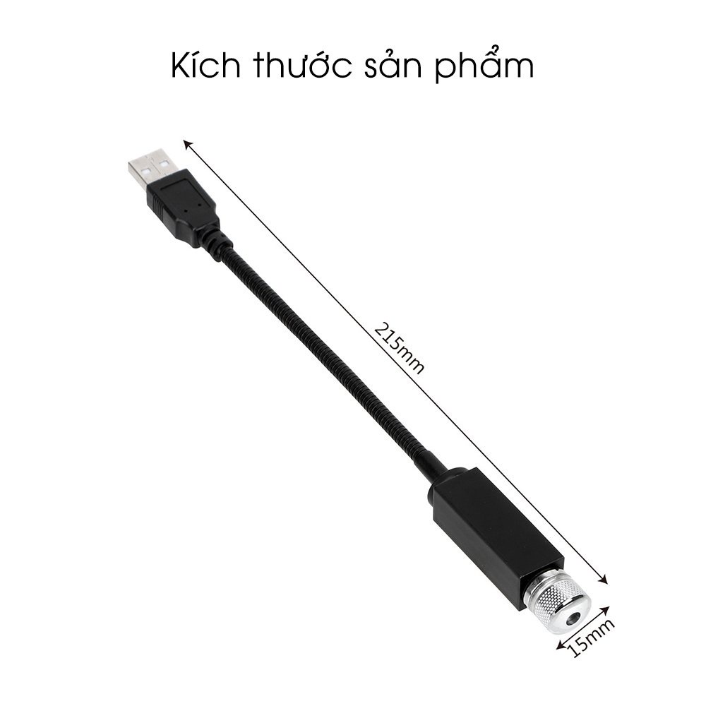 GD459 đèn led chấm bi trang trí phòng ngủ , ô tô
