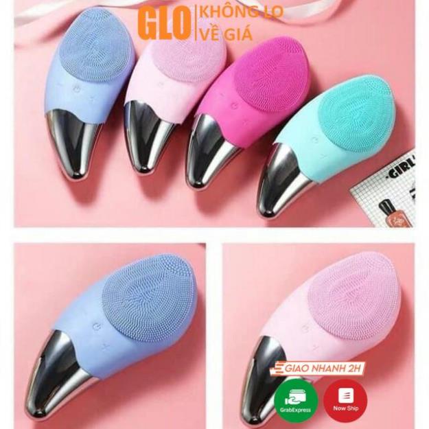 Máy Rửa Mặt Massage Nâng Cơ Mặt 3 In 1 Sonic Facial Brush Cao Cấp, Chống Nước Tuyệt Đối