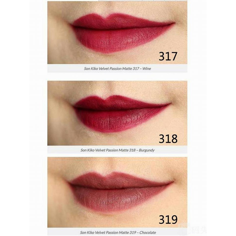 Son Li Dạng Thỏi Kiko Velvet Passion Matte Lipstick 3 5g Gia Thang 1 21