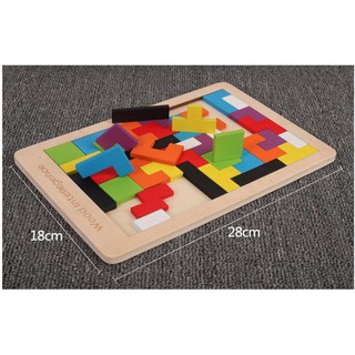 Bộ Tetris Gỗ Cao Cấp (1034XHTT)