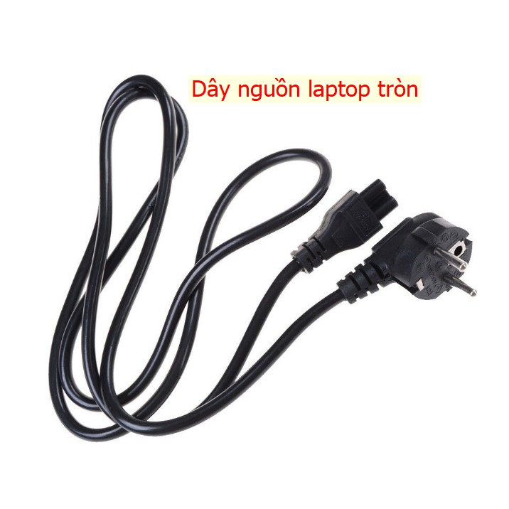 Dây nguồn laptop tròn bọc túi nilong