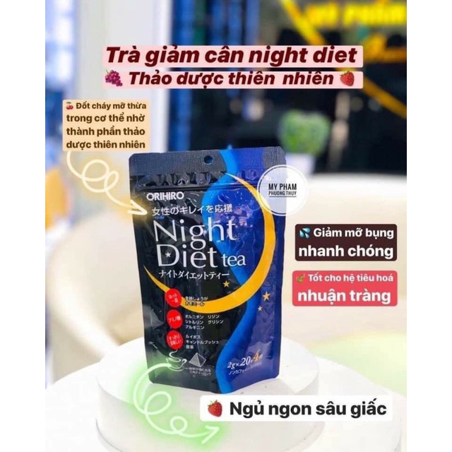 Trà night diet tea 24 gói