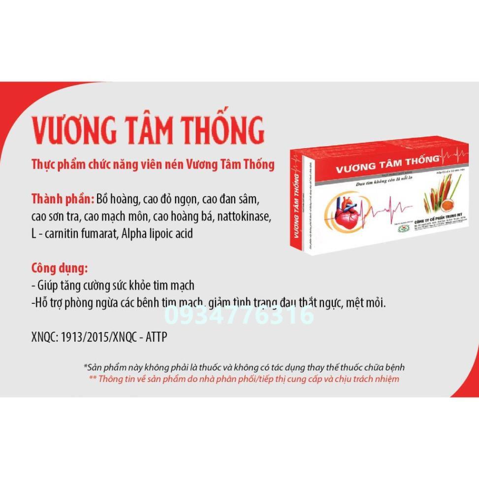 ✅ VƯƠNG TÂM THỐNG - Hỗ trợ bệnh nhân bệnh mạch vành