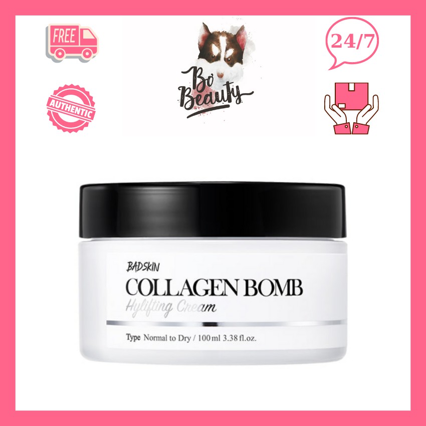 Kem dưỡng cấp ẩm, chống lão hóa , nâng cơ Collagen Peptide Badskin Bomb Hylifting cream