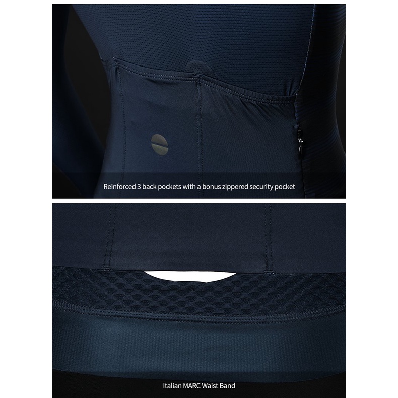 Áo dài tay Monton 10PM NIGHT BLUE