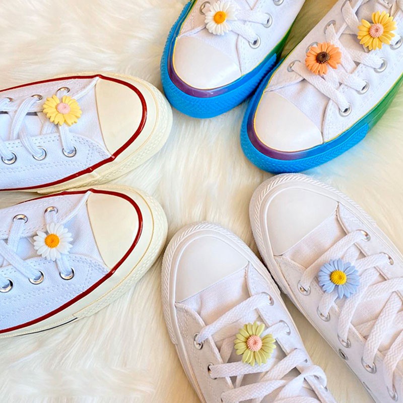 1 cặp khóa dây giày hình hoa cúc GD nhiều màu sắc | BigBuy360 - bigbuy360.vn