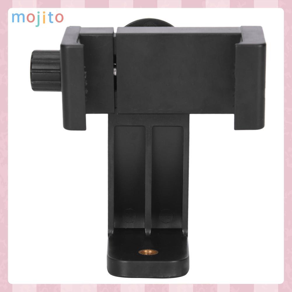 MOJITO Tripod Mount Phone Clip Vertical Bracket 360 Degree Rotating Tripod Adapter