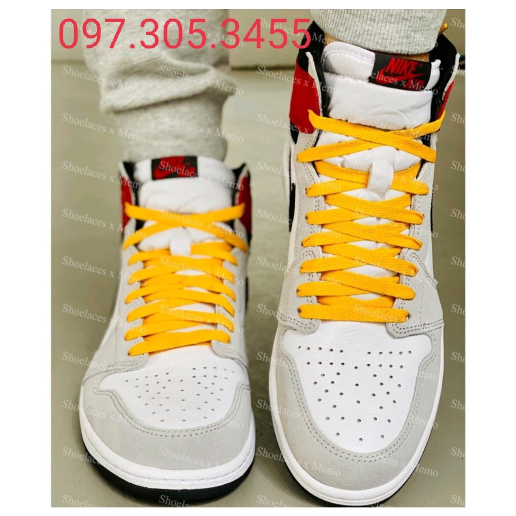 day giày chính hãng Dây giày thể thao Sneaker 2 lớp đủ màu loại xịn dài 1m2 day giày 1 cập 2 sợi