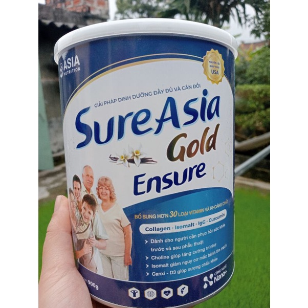 Sữa Sure Asia gold ensure 900g Dinh dưỡng và phục hồi