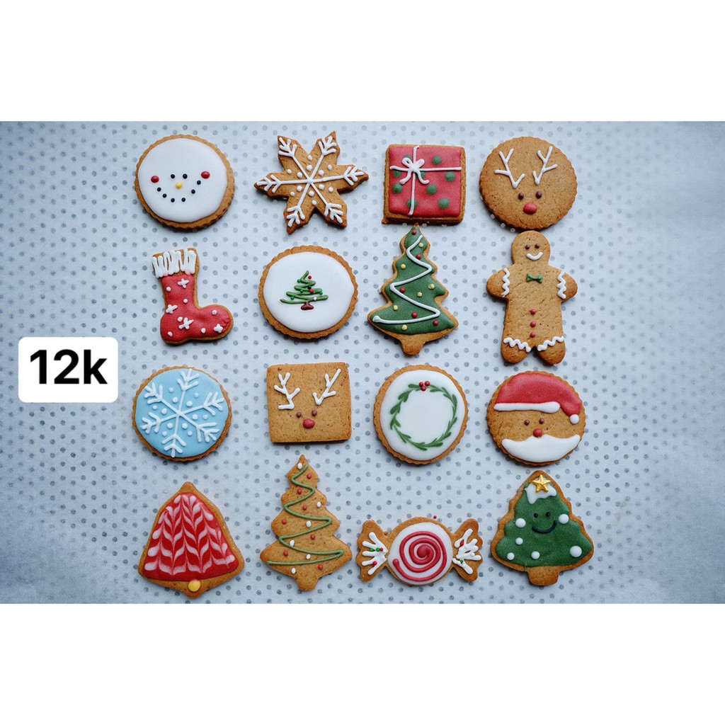 Combo 100 chiếc bánh quy gừng Giáng Sinh, đóng gói lẻ từng chiếc | BigBuy360 - bigbuy360.vn
