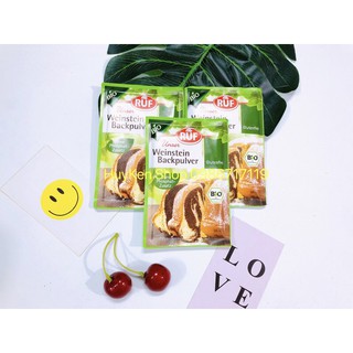 Bột nở hữu cơ ruf bio 20g làm bánh cho bé