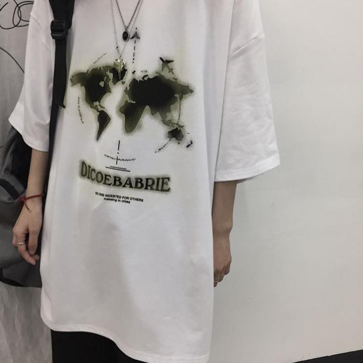 Áo thun tay lỡ Unisex, áo phông form rộng A31 Trái Đất | BigBuy360 - bigbuy360.vn