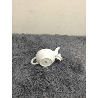 BÌNH TRÀ TRẮNG 18.5 CM - GỐM SỨ MINH LONG I