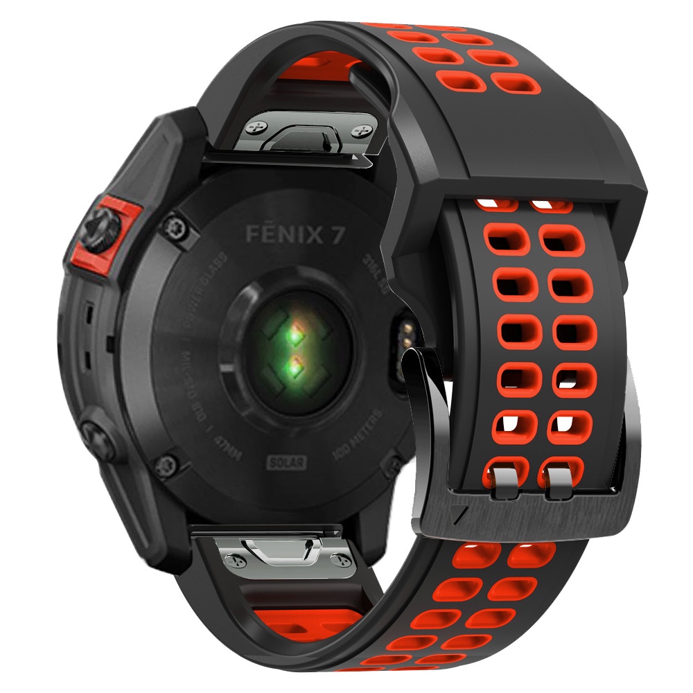 Dây Đeo Bằng Silicone Cho Đồng Hồ Thông Minh Garmin Fenix 7 7X 6 6X Pro 5 5X Plus 3HR/EPIX/Intinct 2 2S 22Mm