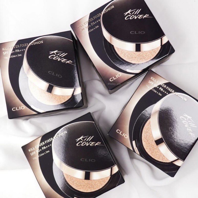 (MẪU MỚI LIMITED) PHẤN NƯỚC CLIO KILL COVER GLOW CUSHION SPF50+ PA+++( tặng lõi)