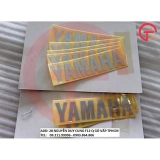 YAMAHA - TEM CHỮ YAMAHA BẠC