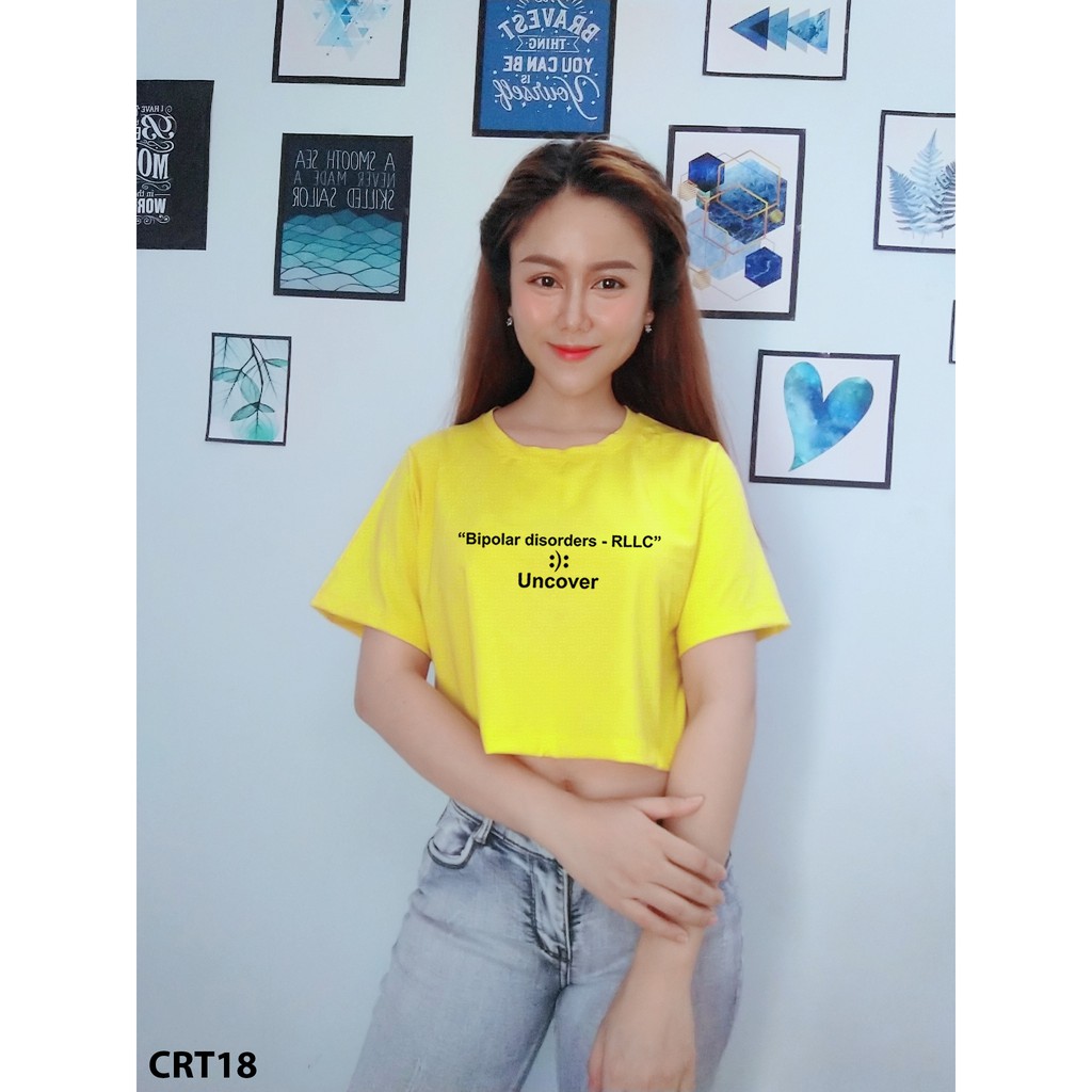 [FREE SHIP ĐƠN TỪ 50K] Áo croptop Uncover chữ ngực HARI0520 1