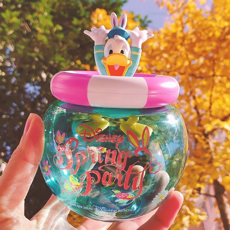 DISNEY Cốc Có Ống Hút Hình Vịt Donald Thượng Hải