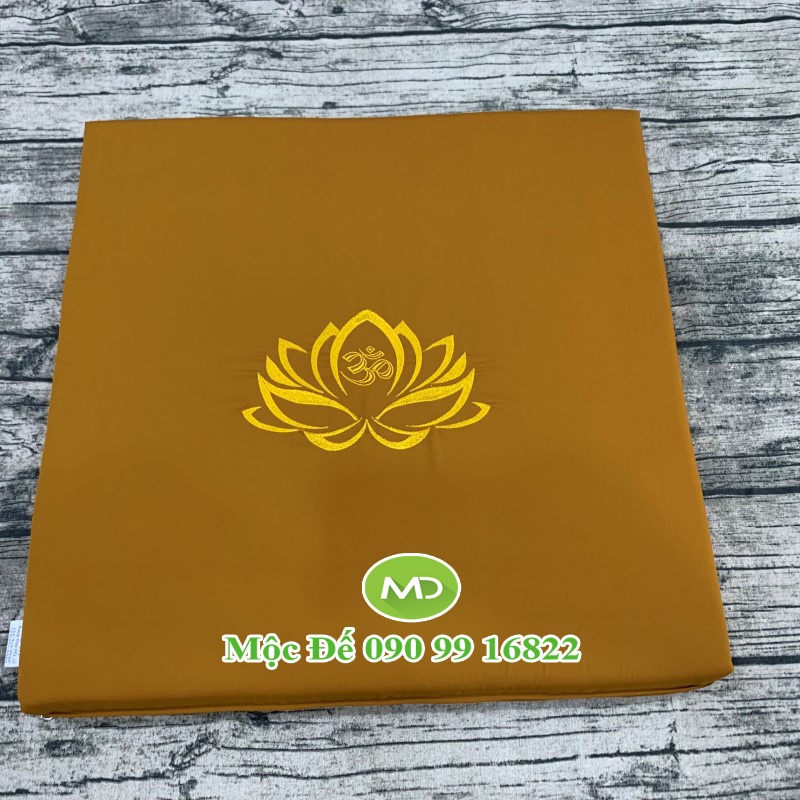 Đệm Ngồi Thiền MANDALA 50x50x5cm Phật Giáo Sang Trọng, Trang Nhã - Dùng Ngồi Yoga Thiền Định, Thư Giãn Tinh Thần