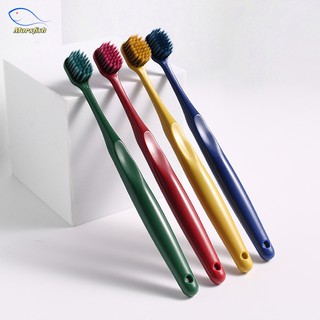 2PCS Bàn chải đánh răng mềm đầu rộng cặp đôi Hàn Quốc, Bàn chải đánh răng chăm sóc răng miệng