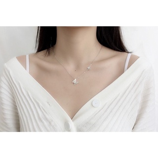 Dây chuyền nữ mạ bạc đẹp cách điệu cá tính không gỉ VC1