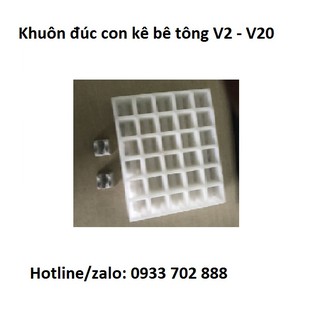 Khuôn đúc mẫu con kê bê tông V2