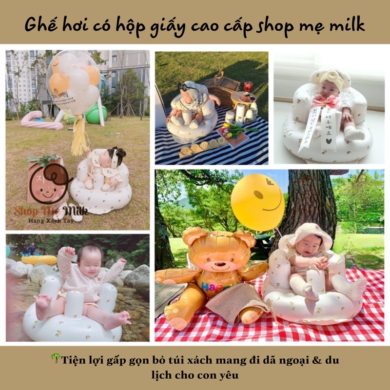 Ghế Hơi Tập Ngồi Cho Bé  🐻👶🏻💦