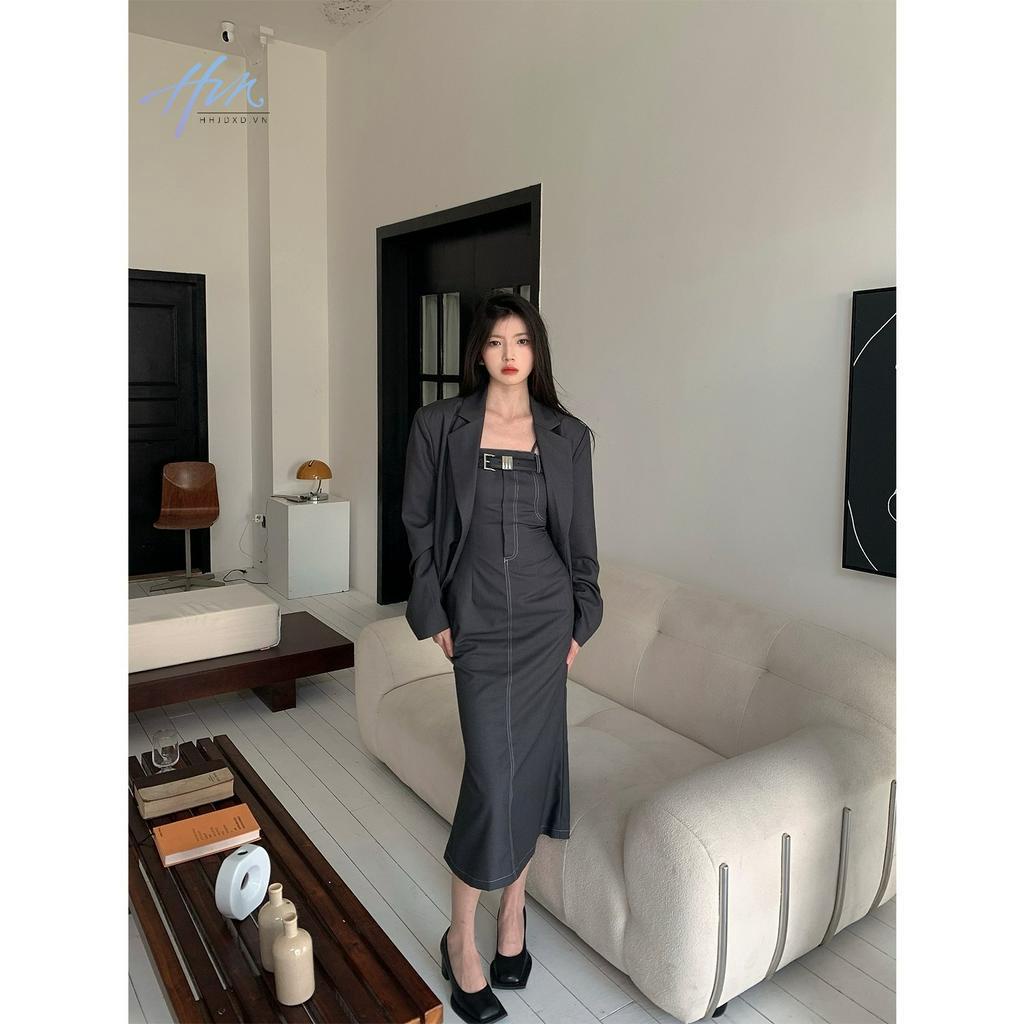 Bộ Trang Phục Hai Mảnh Dáng Ôm Thời Trang Mùa Xuân 2023 Dành Cho Bạn Nữ