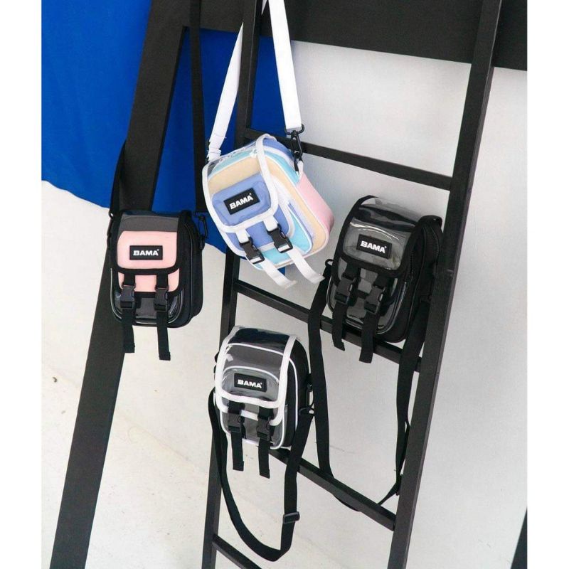 Túi đeo chéo thời trang 2 khóa cho nam với nữ TNV025