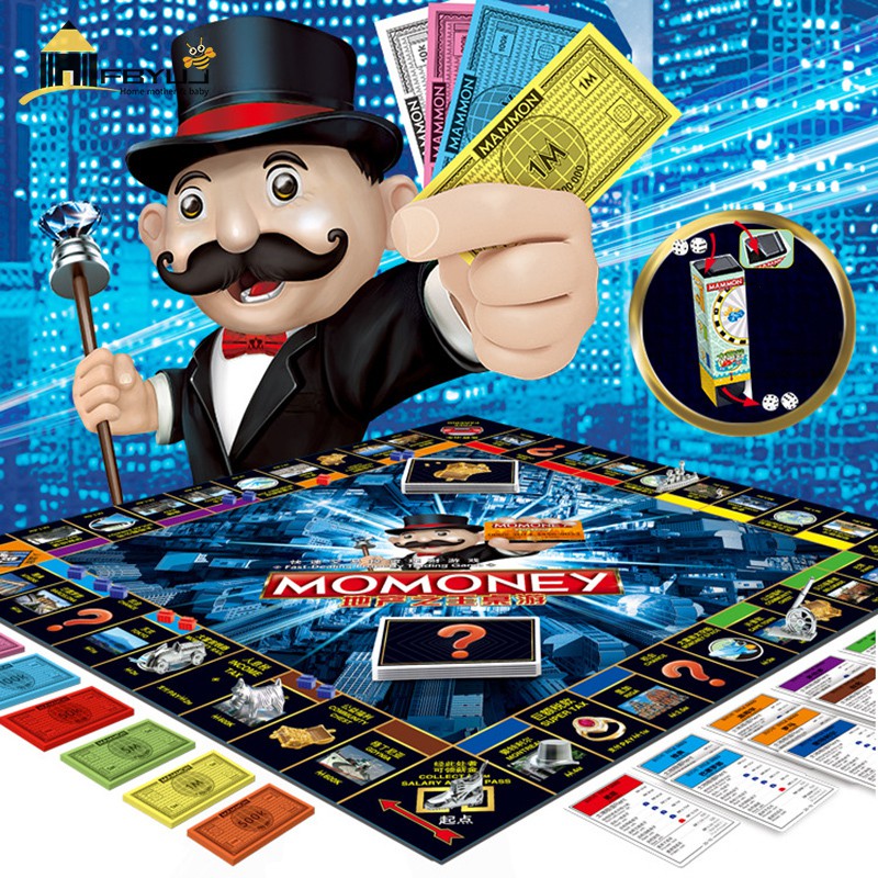 Bộ Trò Chơi Board Game Fbyuj- Monopoly Cho Trẻ Em