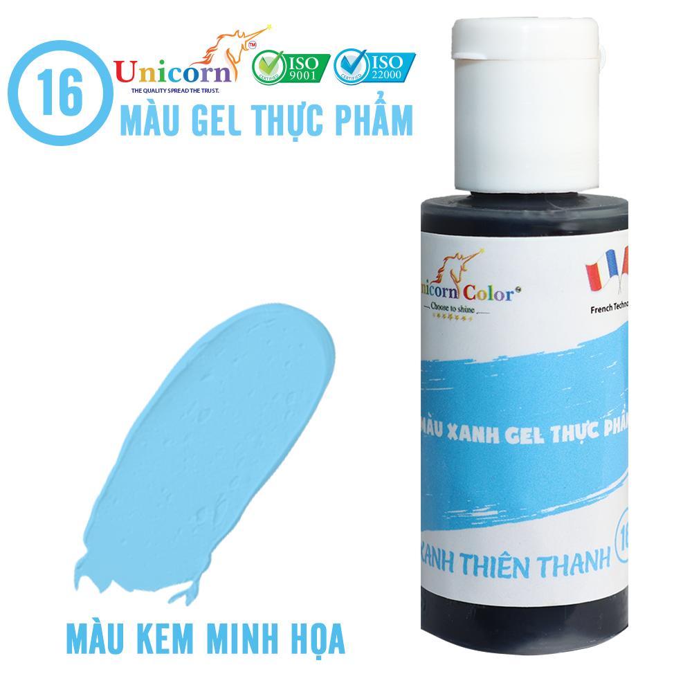 Màu Thực Phẩm Gel Xanh Thiên Thanh 28g Unicron Dùng Cho Bánh Nướng - D16