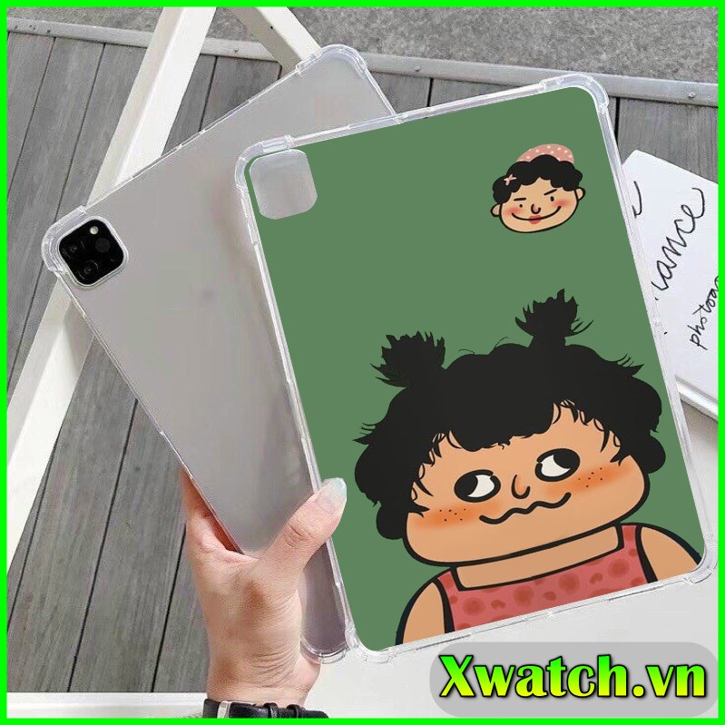Ốp lưng dẻo phủ bóng chống sốc iPad 10.2 Gen 7/8/9 Air 3/Pro 10.5 Air 4 Air 5 10.9' new 9.7 2017/18 in họa tiết Tóc xù