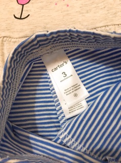 BỘ THUN COTTON BÉ GÁI CARTER