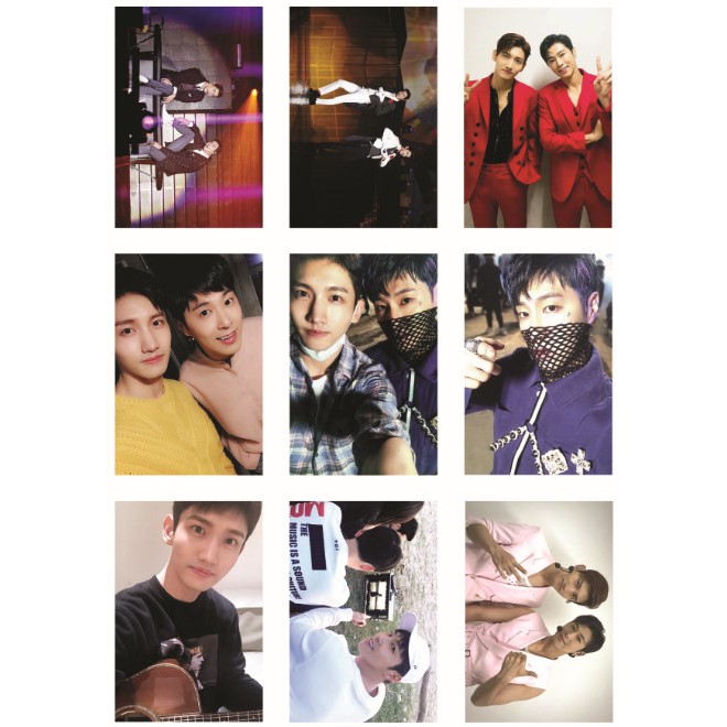 Lomo card ảnh nhóm TVXQ (DBSK) update Twitter Full 36 ảnh