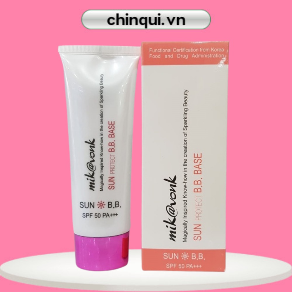 Kem chống nắng Mik@Vonk Sun Protect B.B.Base SPF50 PA+++