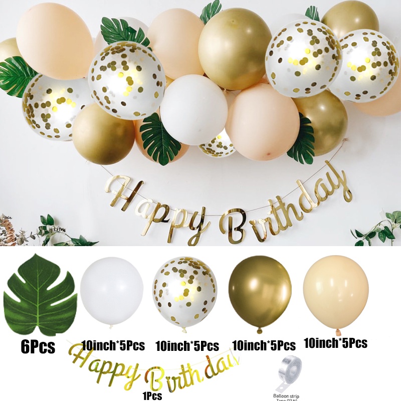 Set 37 Phụ Kiện Trang Trí Tiệc Sinh Nhật Dễ Thương