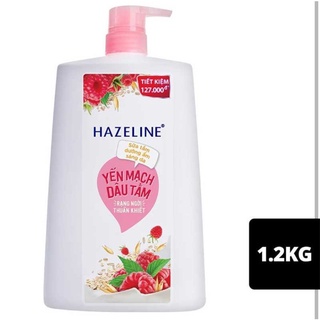 Sữa tắm dưỡng thể trắng da hazeline yến mạch dâu tằm 1.2kg